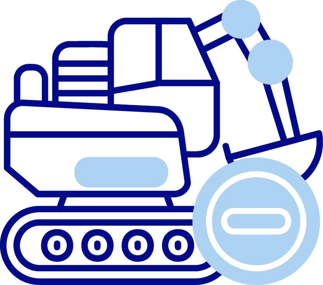 Construction Line Filled Icon vector