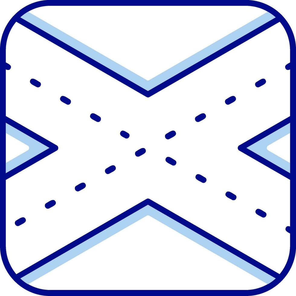 Runway Line Filled Icon vector
