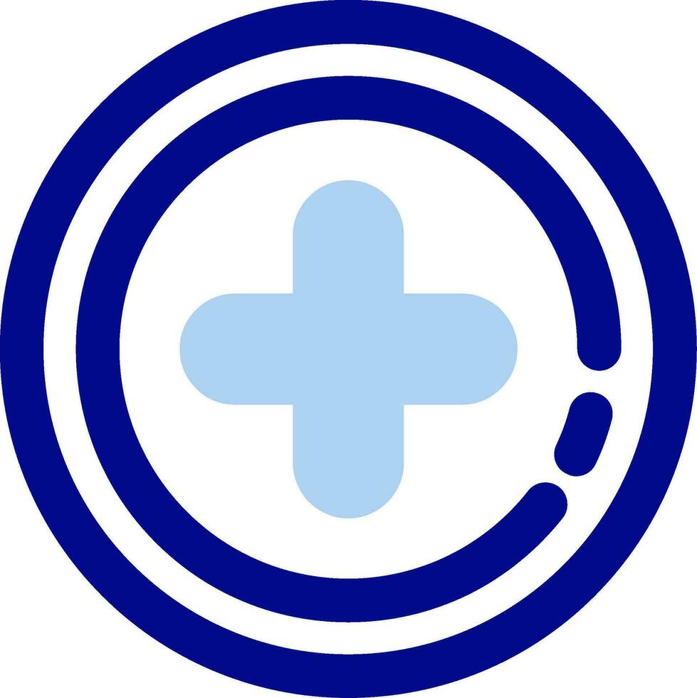 Add 2 Line Filled Icon vector
