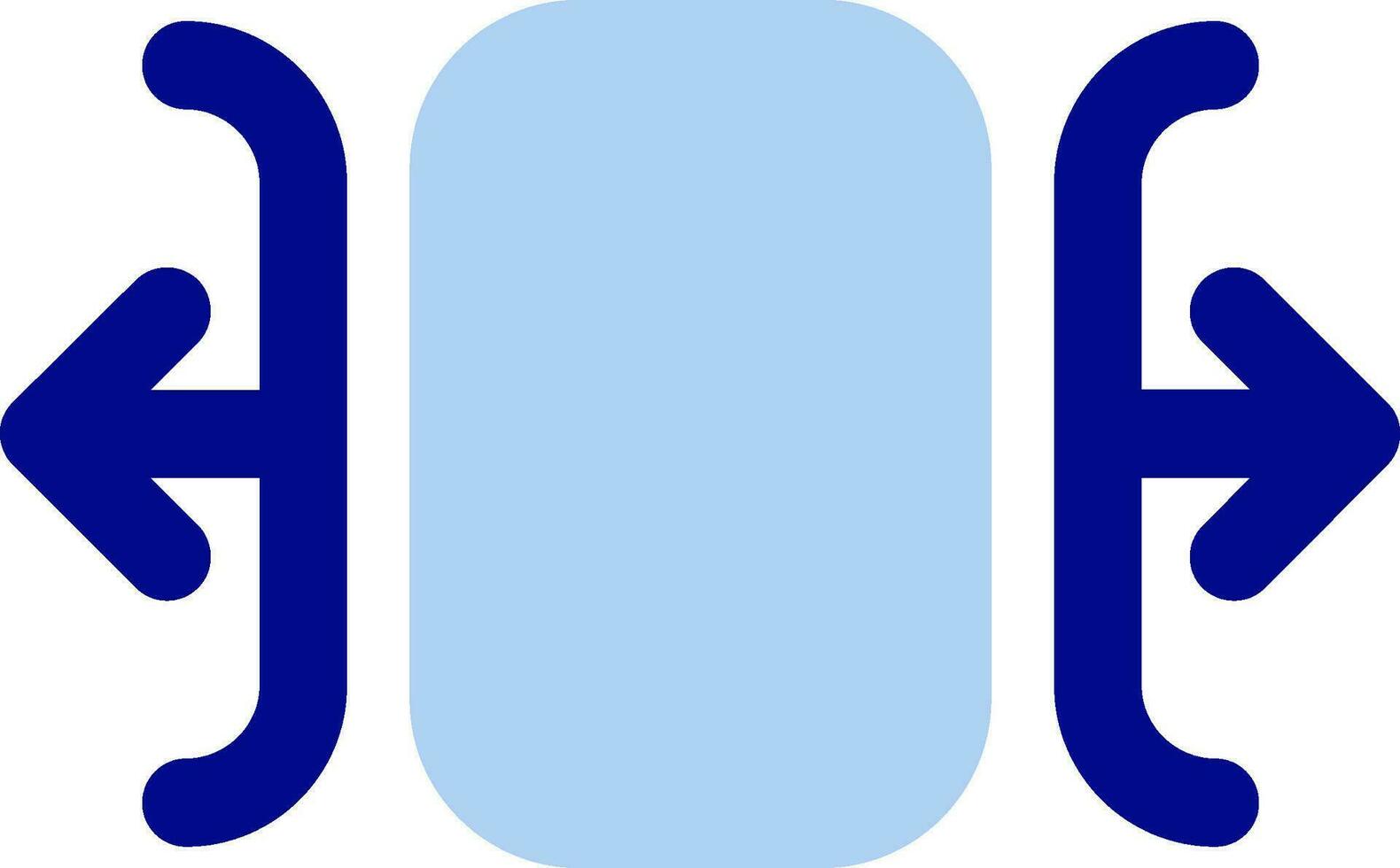 Carousel horizontal Line Filled Icon vector