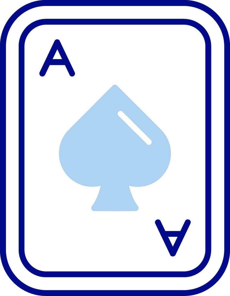 Spades Line Filled Icon vector