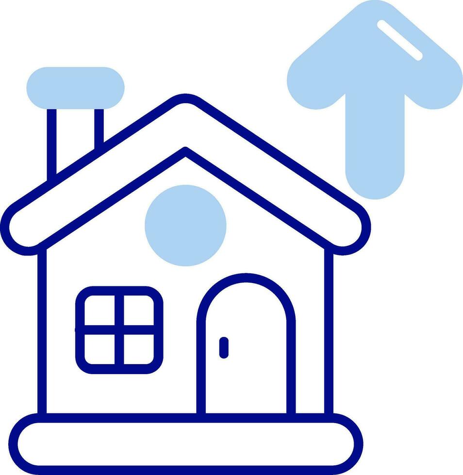 Property Line Filled Icon vector