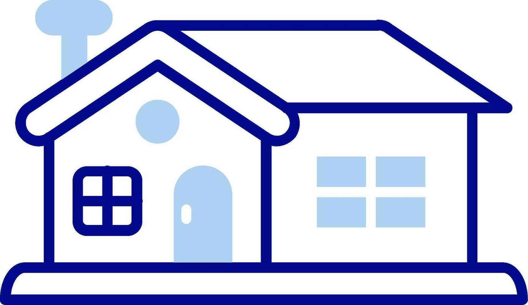 House Line Filled Icon vector