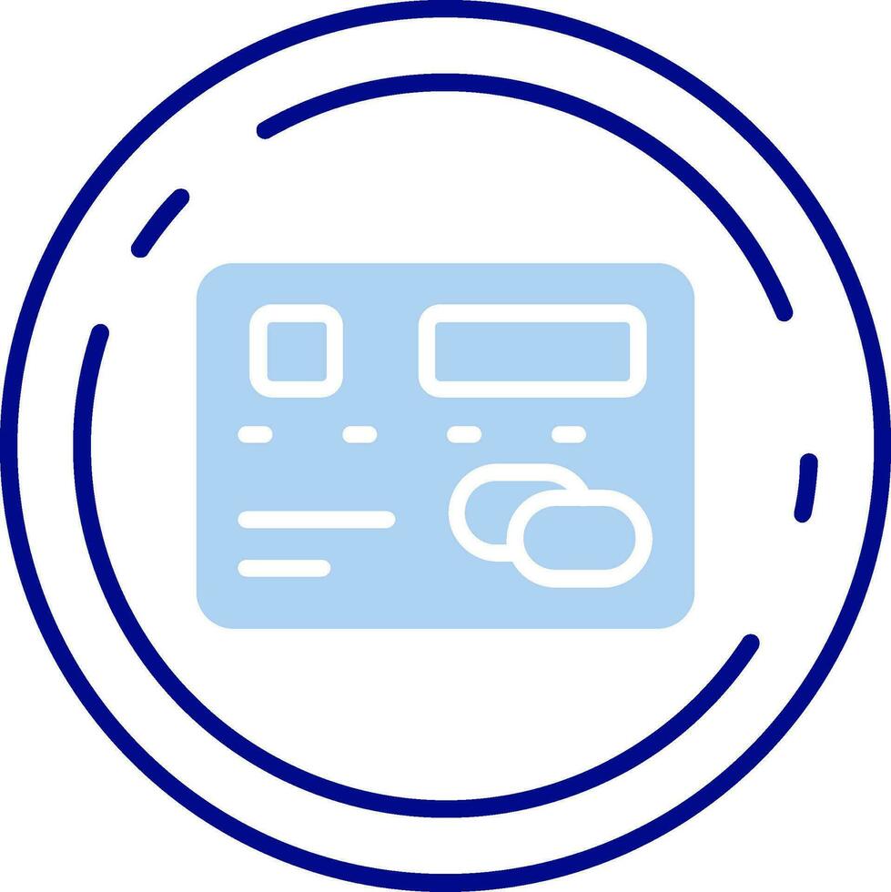 Pay Line Filled Icon vector