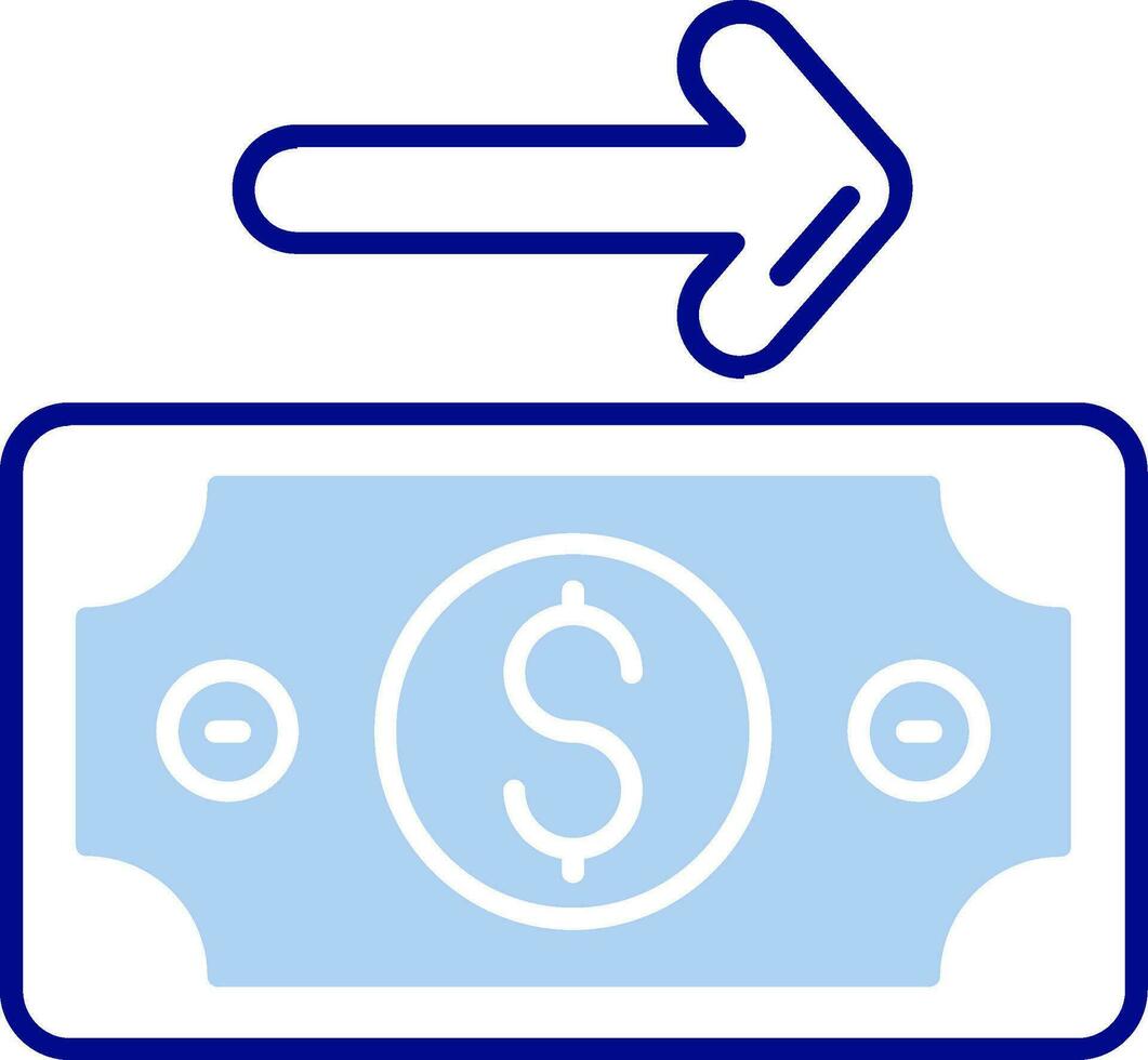 Payment Line Filled Icon vector
