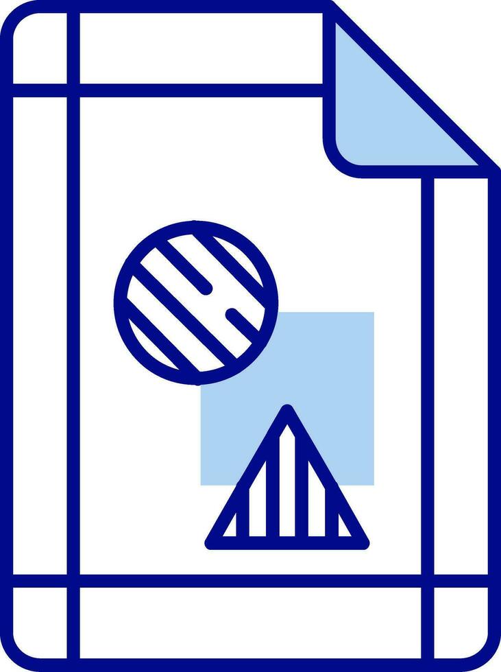 Margin Line Filled Icon vector