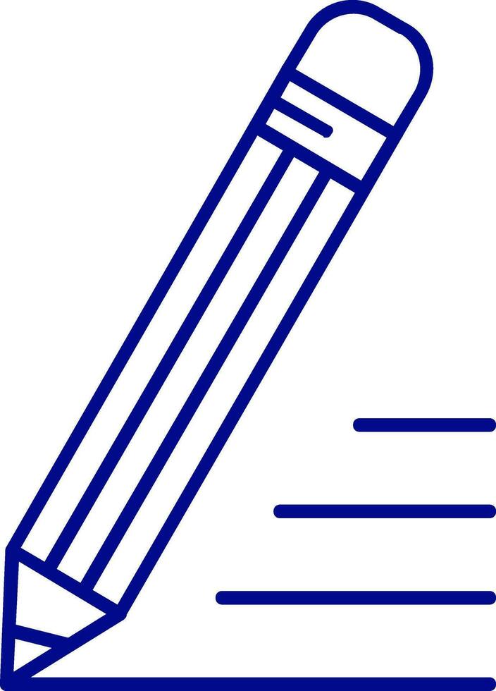 Pencil Line Filled Icon vector