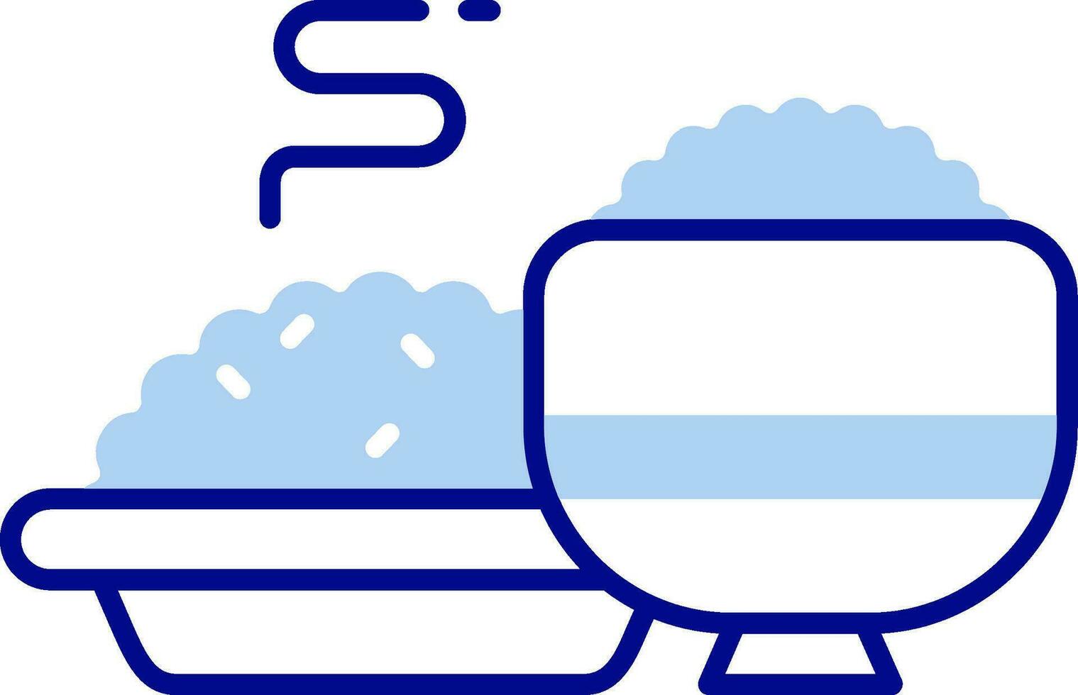 Meal Line Filled Icon vector