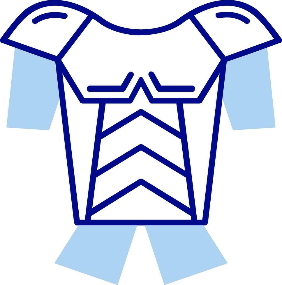 Armor Line Filled Icon vector
