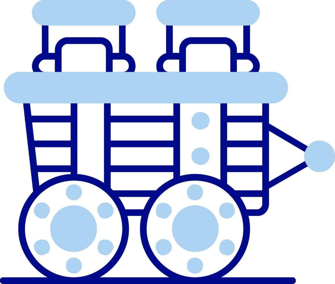 Cart Line Filled Icon vector