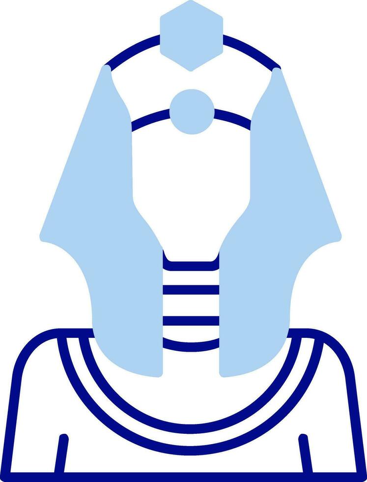 pharaoh Line Filled Icon vector