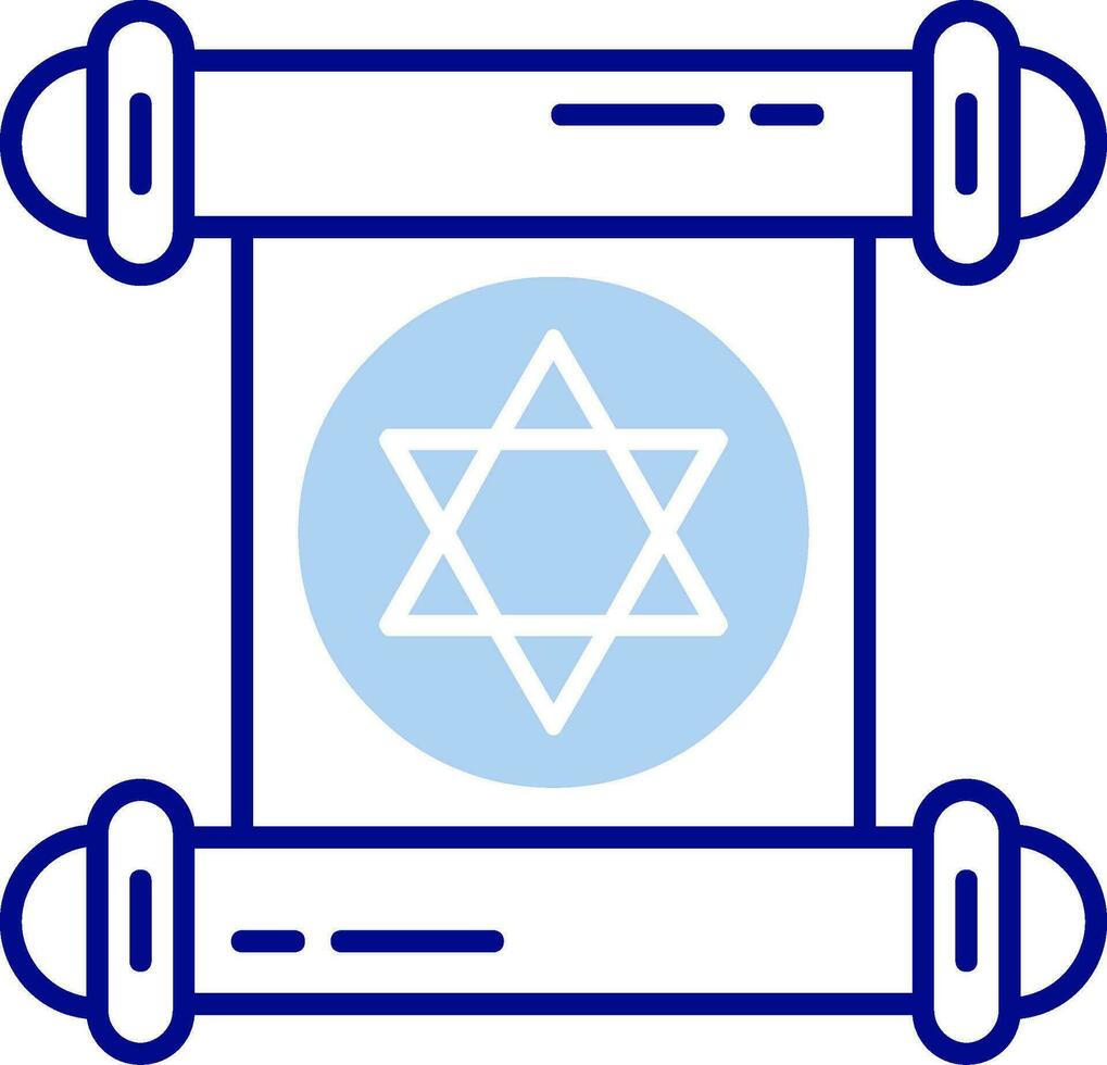 Papyrus Line Filled Icon vector