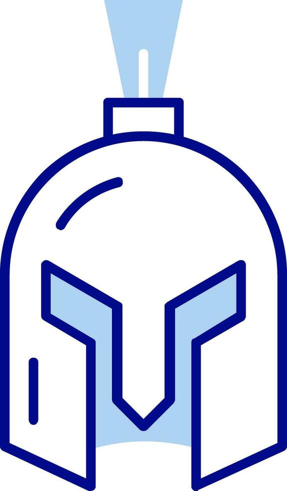 Helmet Line Filled Icon vector