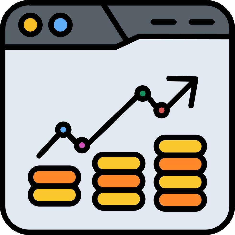 Stocks Vector Icon