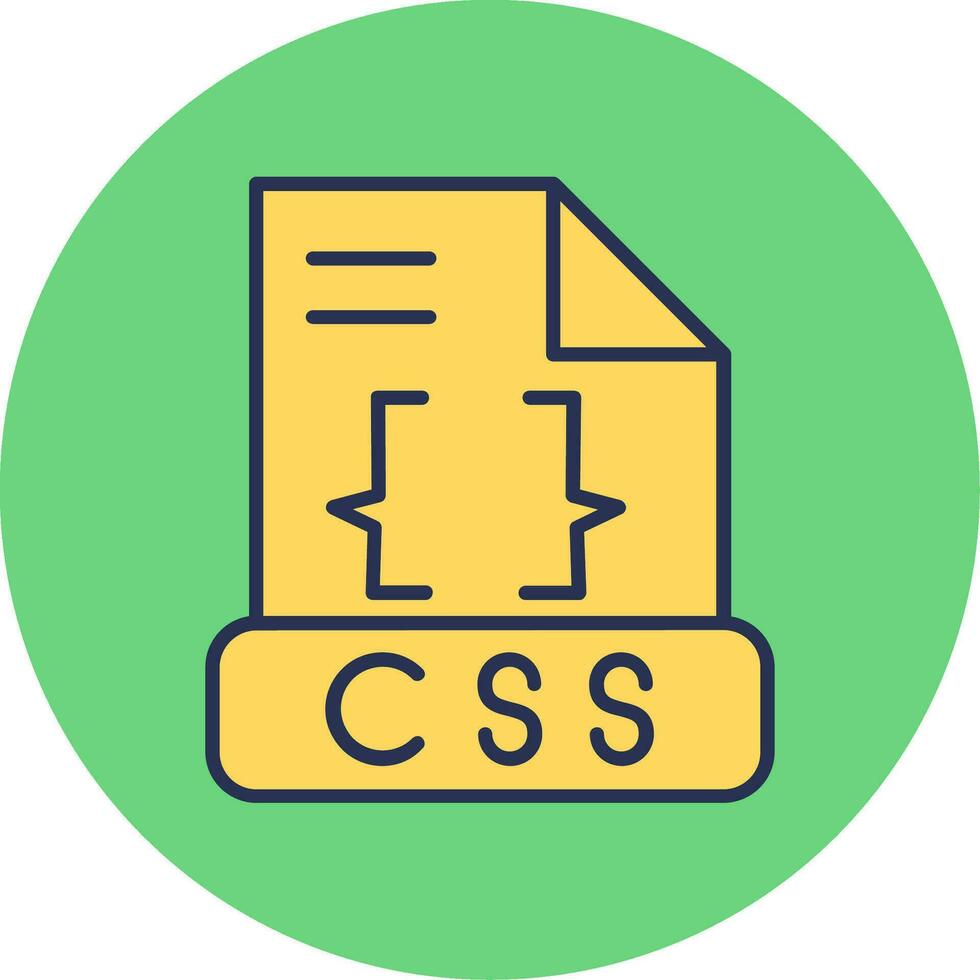 icono de vector de css