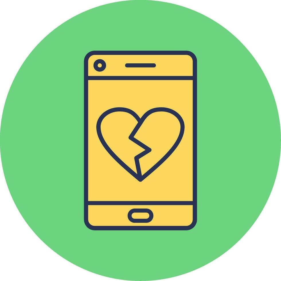 Heart Break Vector Icon