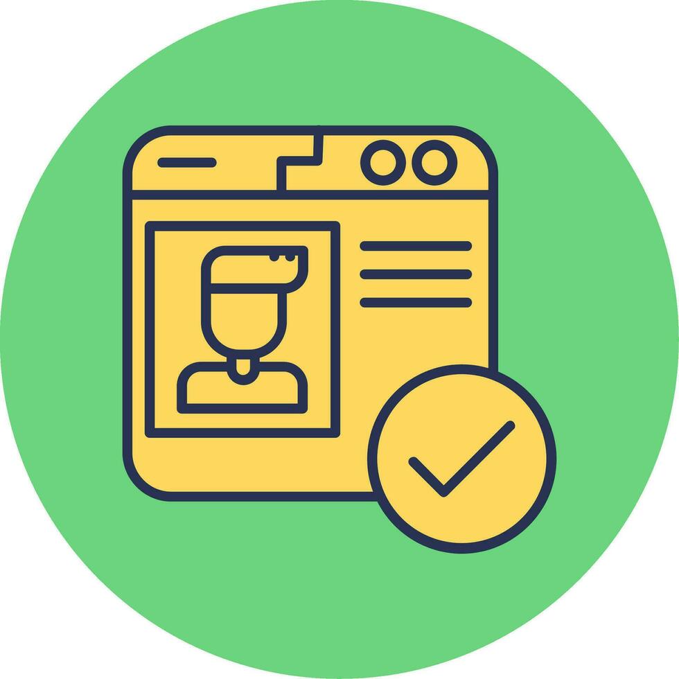 Verified Profile Vector Icon