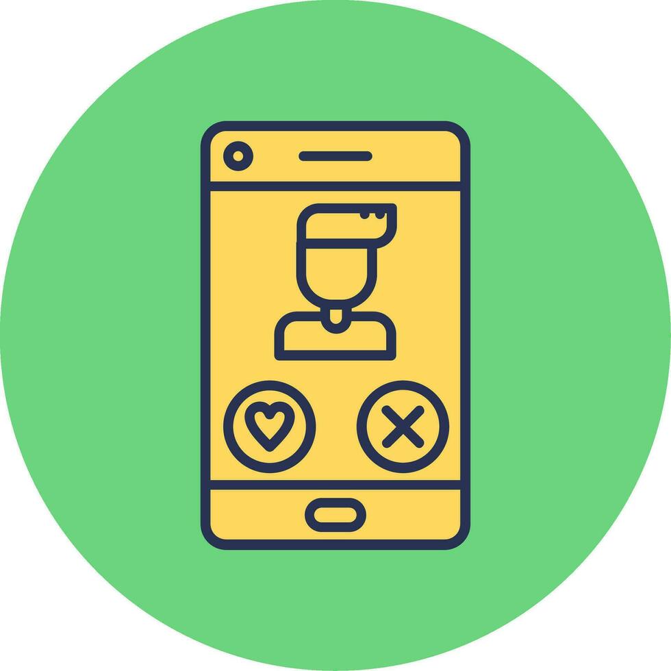Dating App Vector Icon