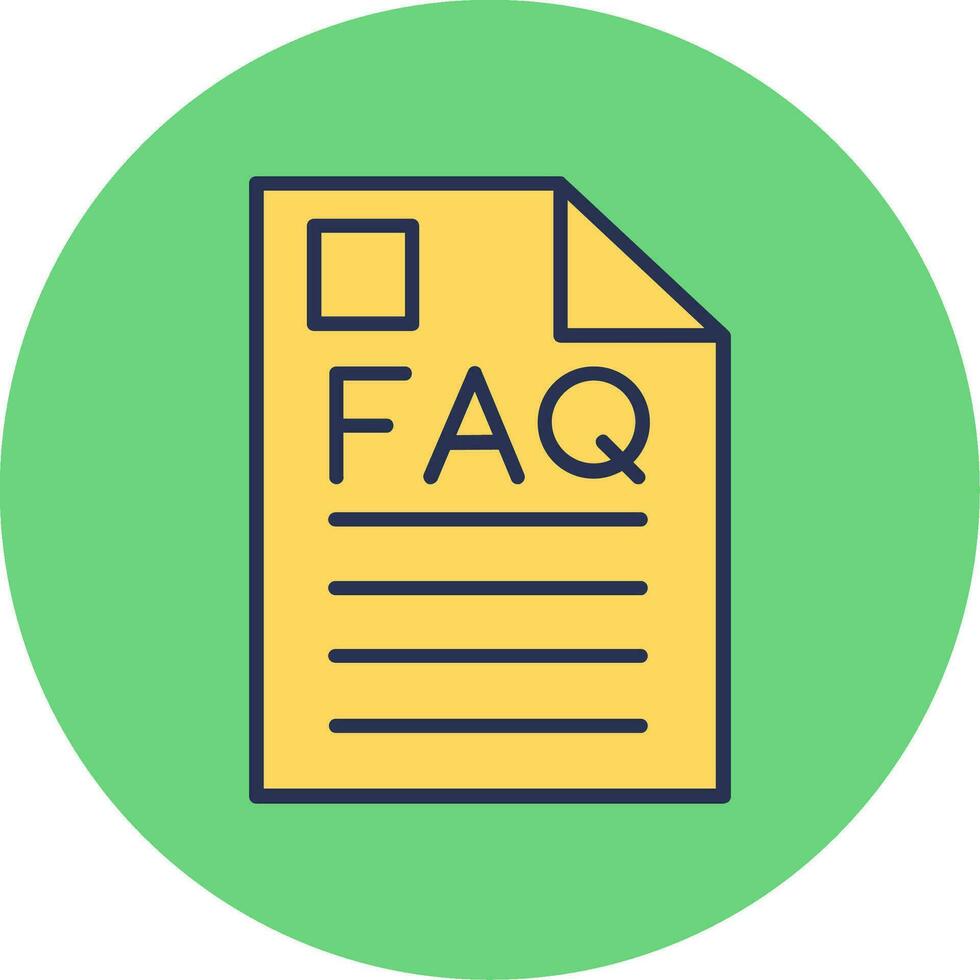 Faq Vector Icon