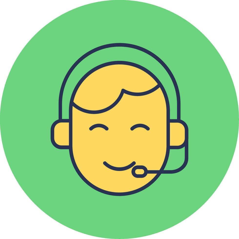 Customer Service Agent Vector Icon