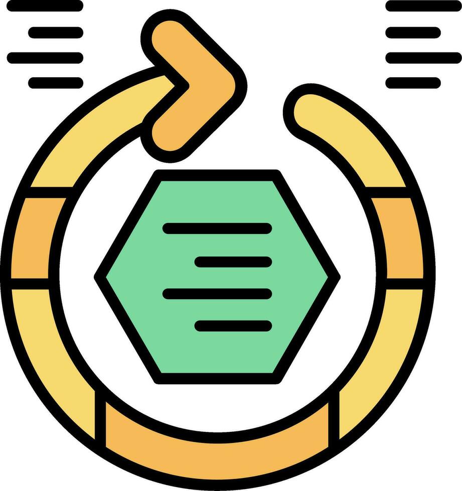 Circular Arrow Vector Icon