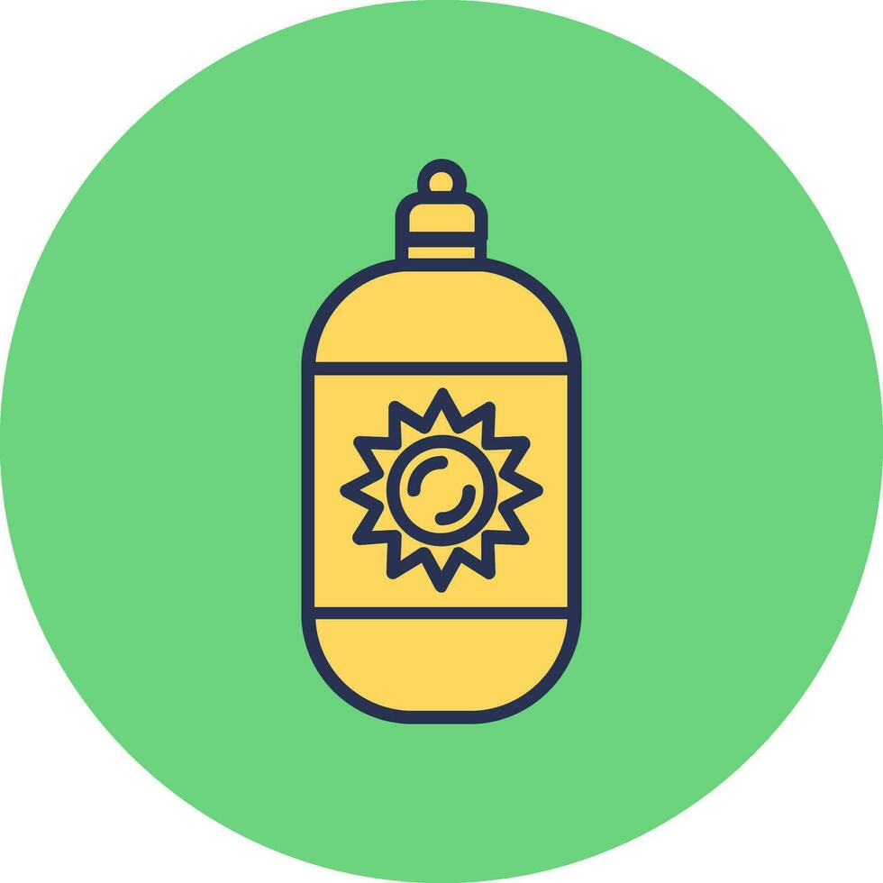 Sun Cream Vector Icon