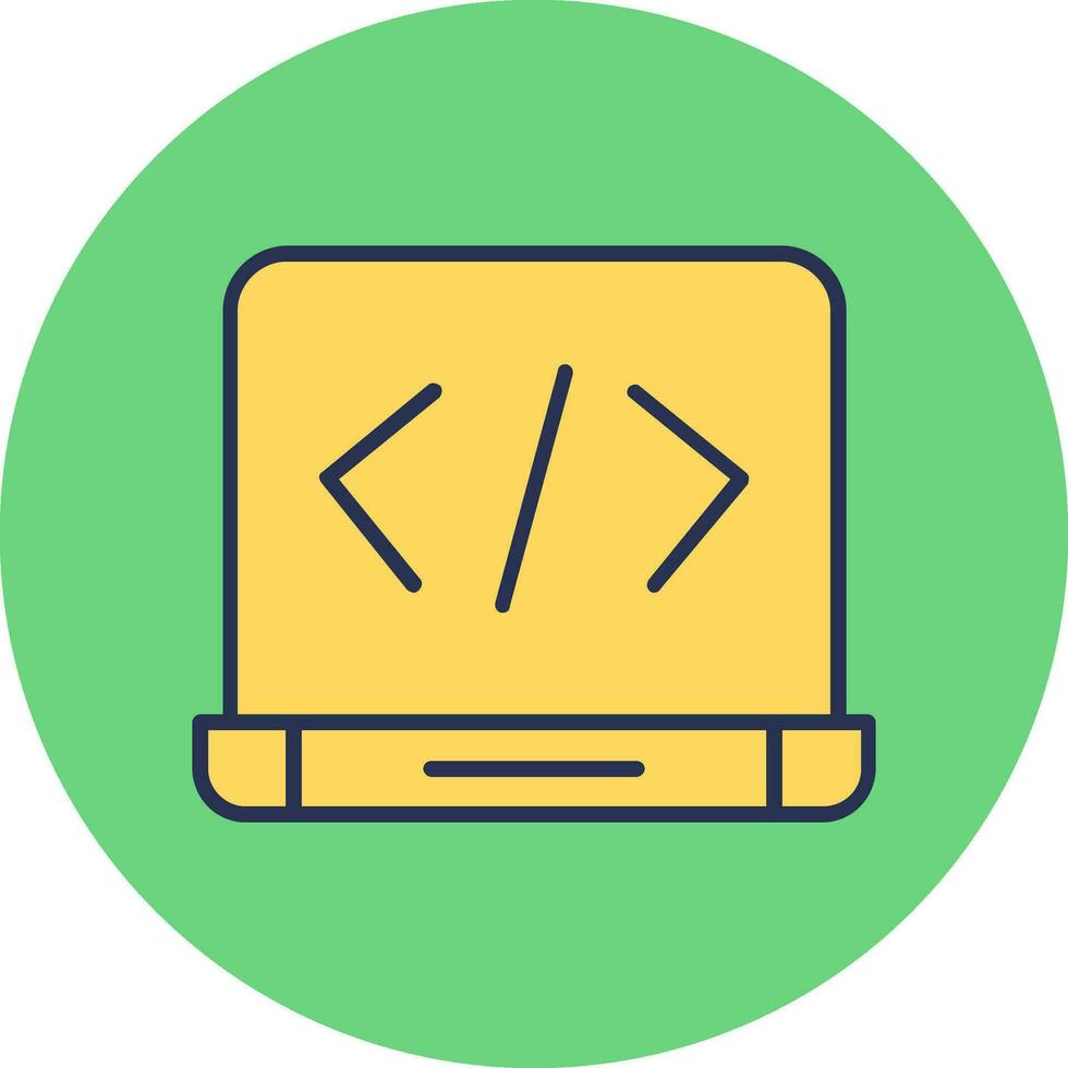 Web coding Vector Icon