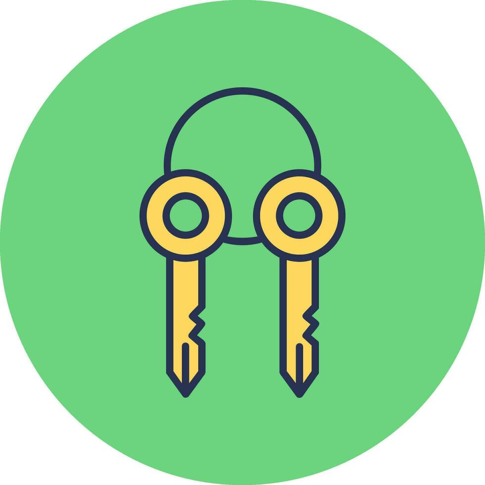 Surrogate Key Vector Icon