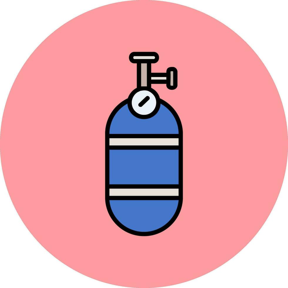 Oxygen Tank Vector Icon