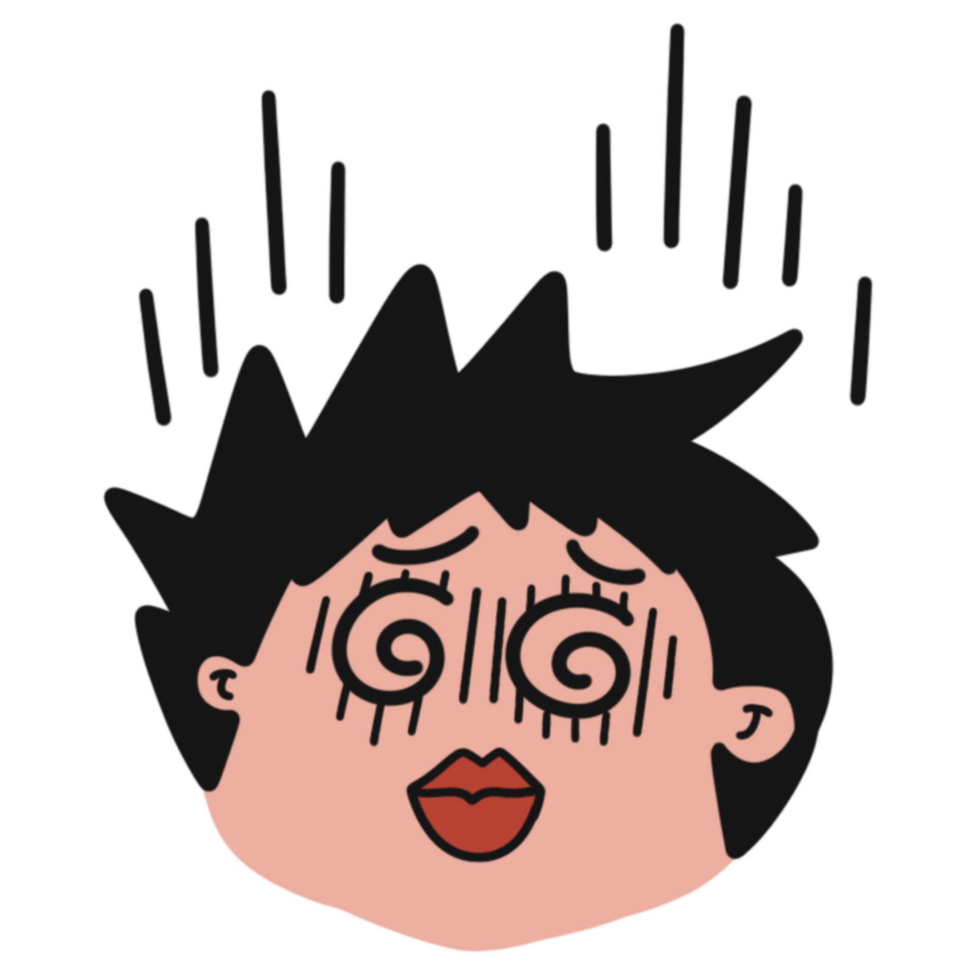 nauseated face expression 36951903 PNG