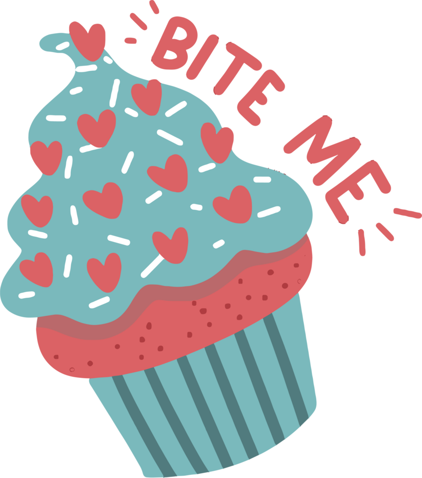 Bite me cookie for valentine png