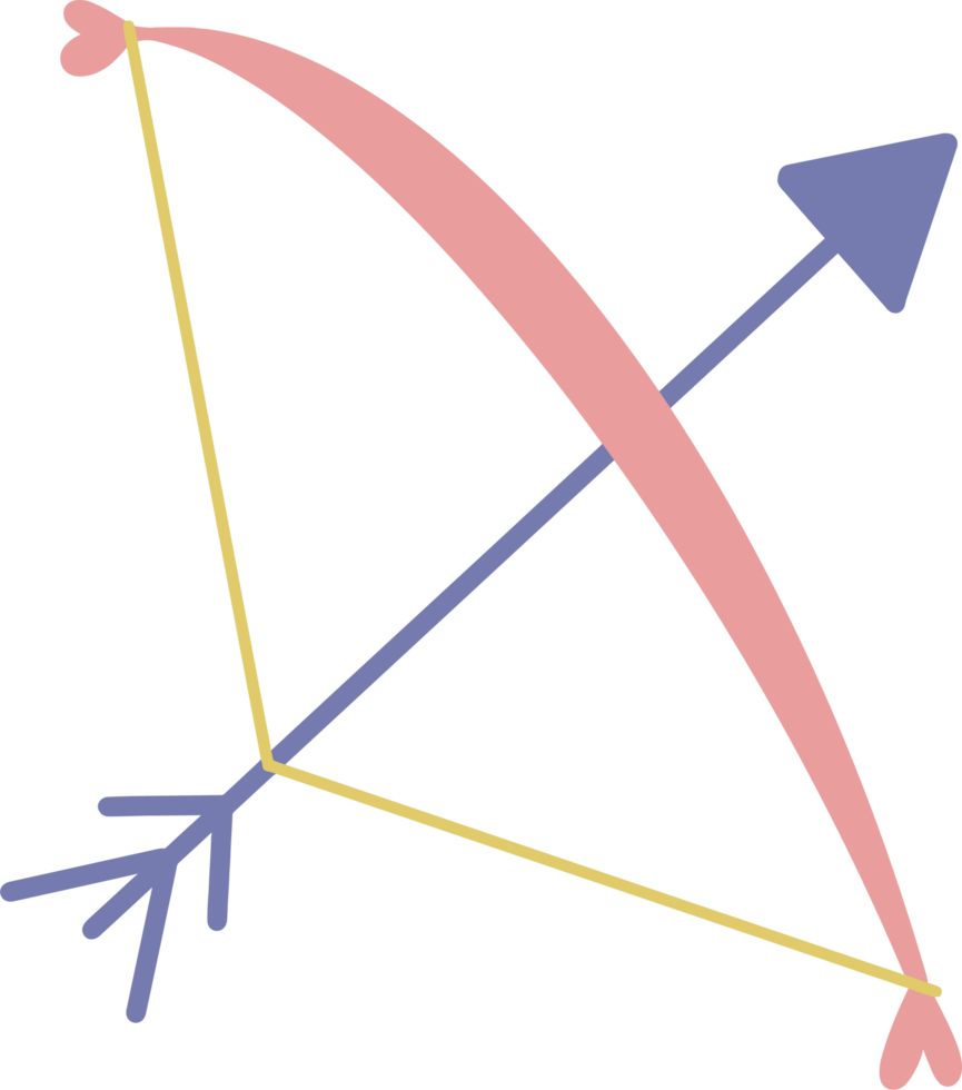 Love arrow illustration valentine png