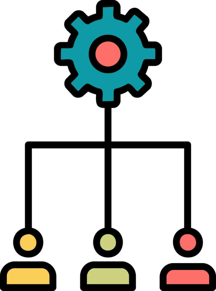 Team Management Vector Icon