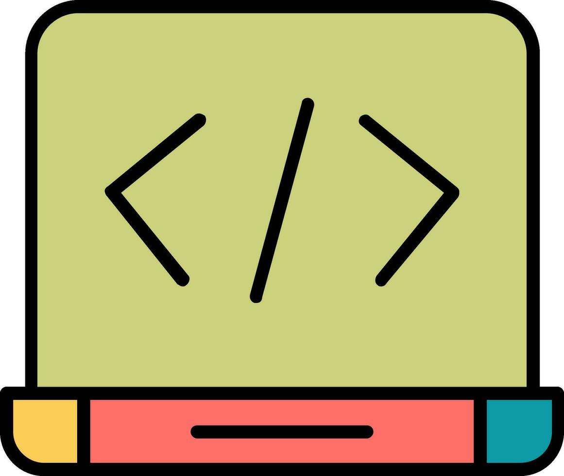 Web coding Vector Icon