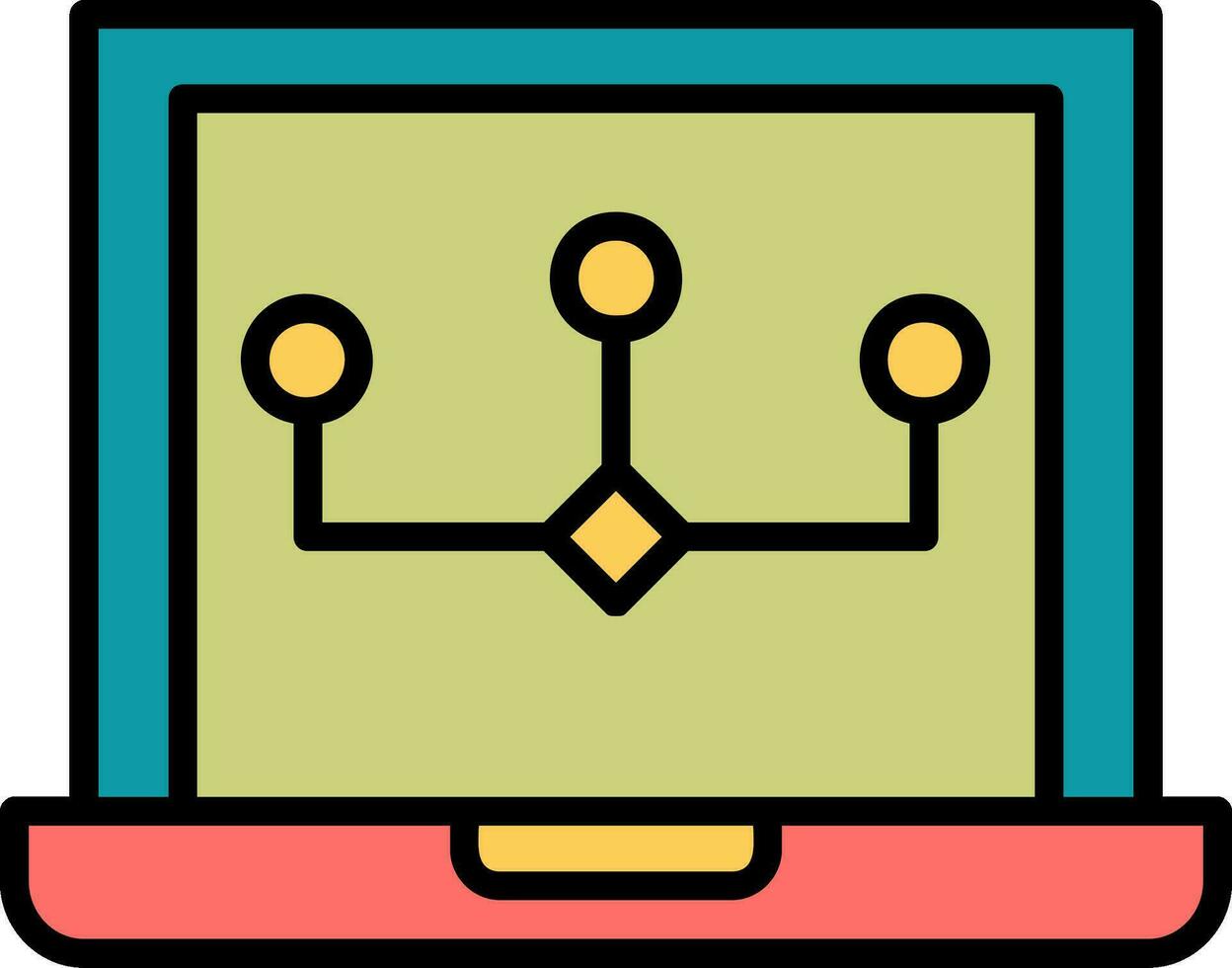 Data Modeling Vector Icon