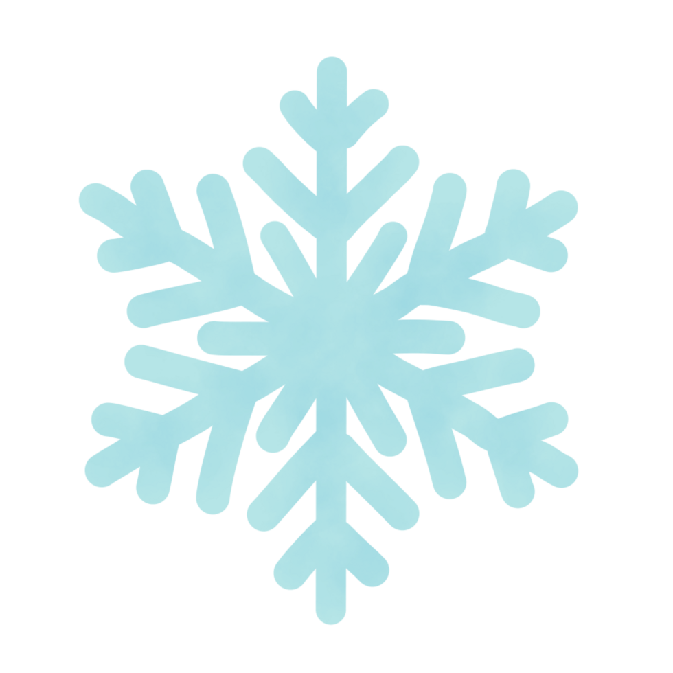 Winter snowflake illustration png