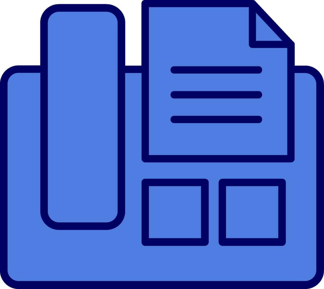Fax Machine Vector Icon