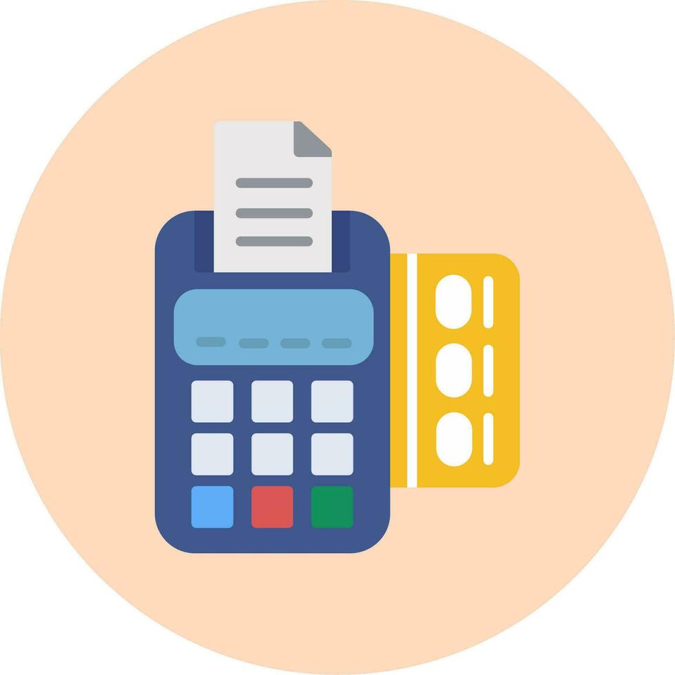 Pos Terminal Vector Icon