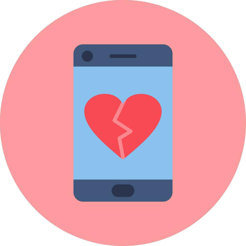 Heart Break Vector Icon