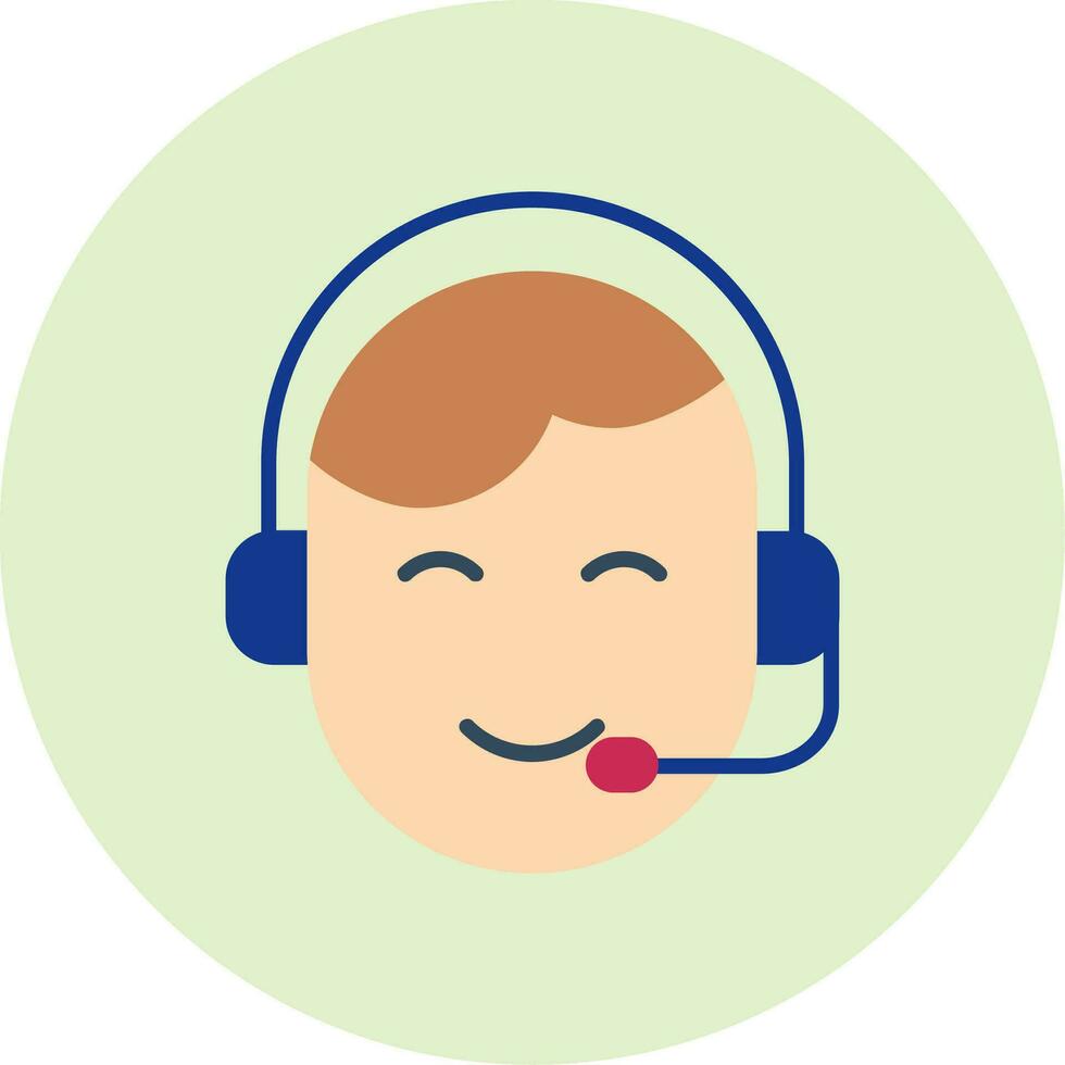 Customer Service Agent Vector Icon