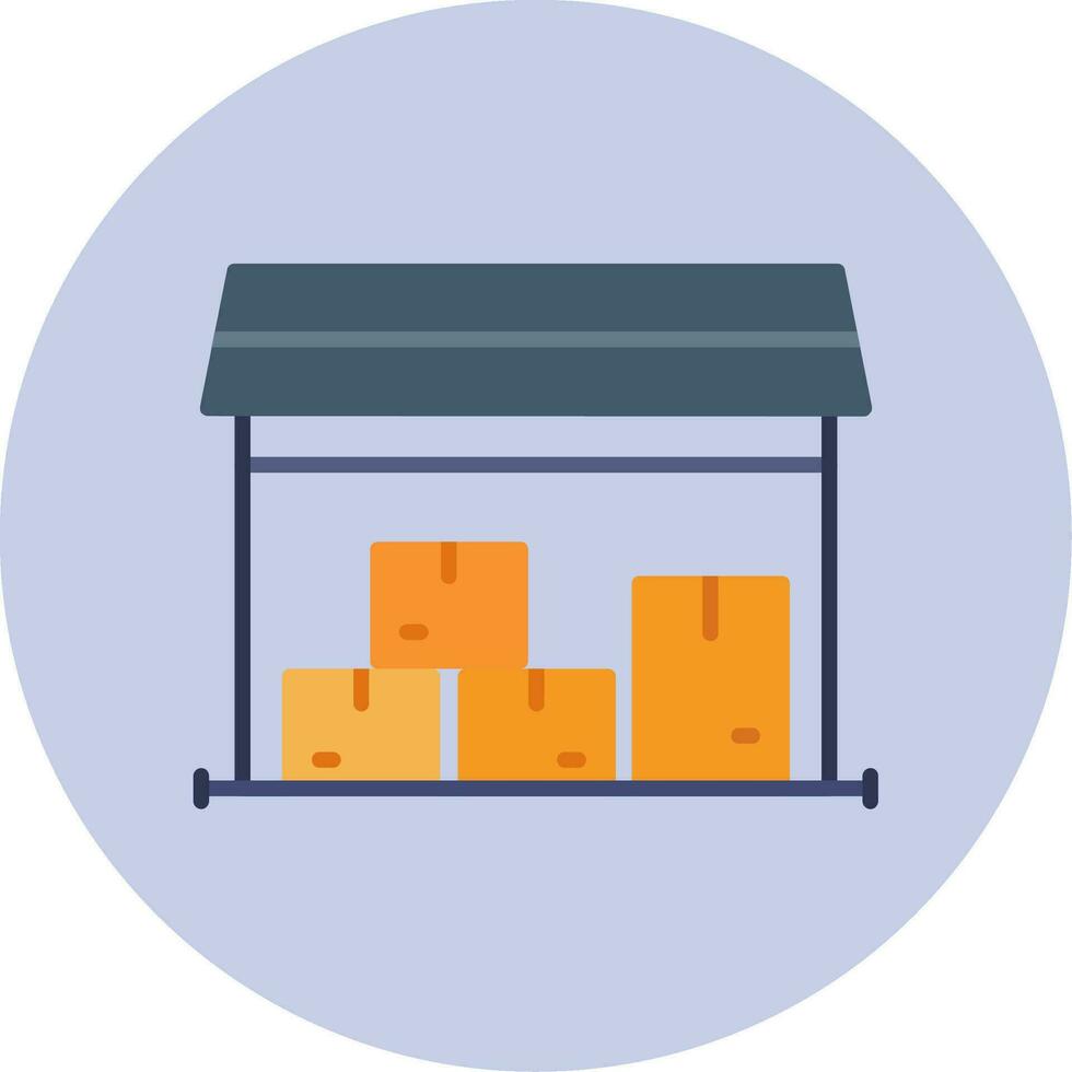 Warehouse Vector Icon