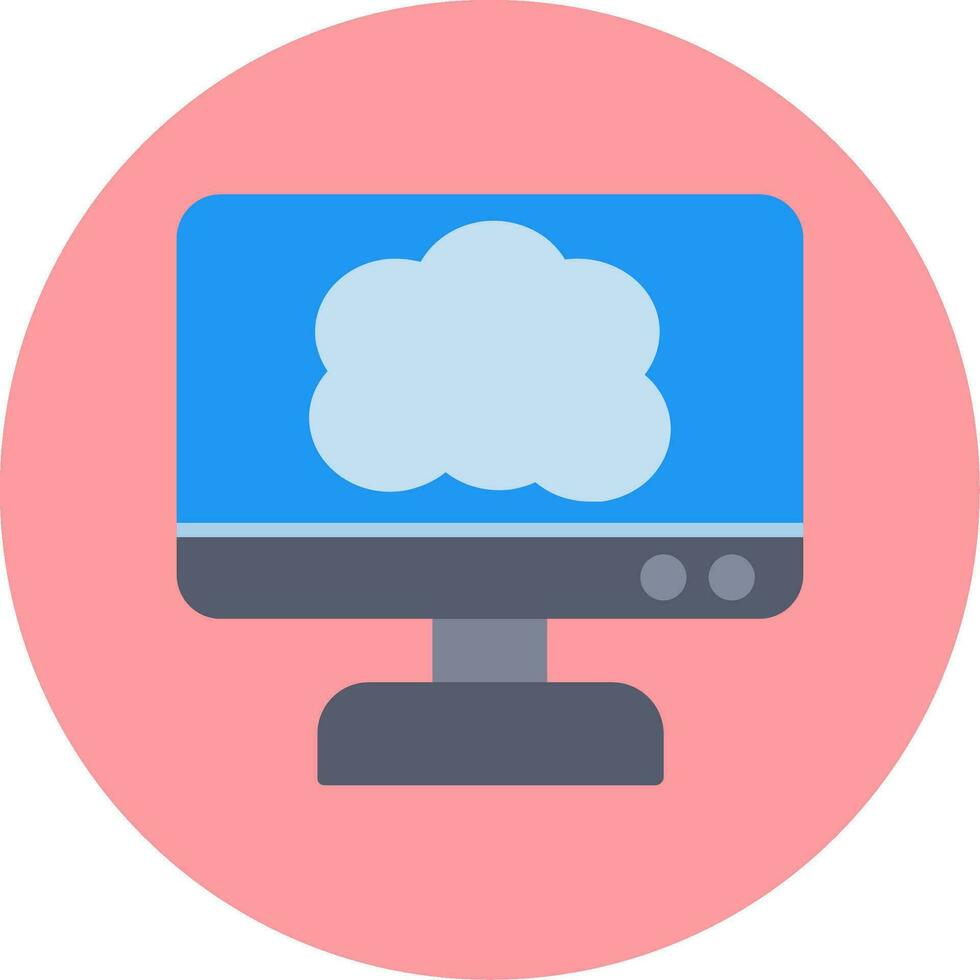 Cloud Computing Vector Icon