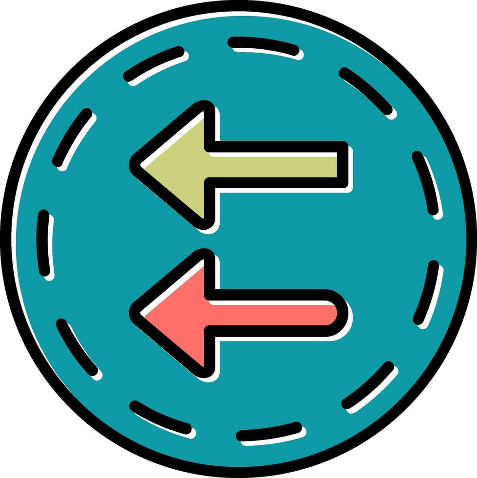 Fast Backward Vector Icon