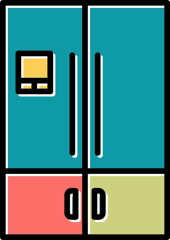 Fridge Vector Icon