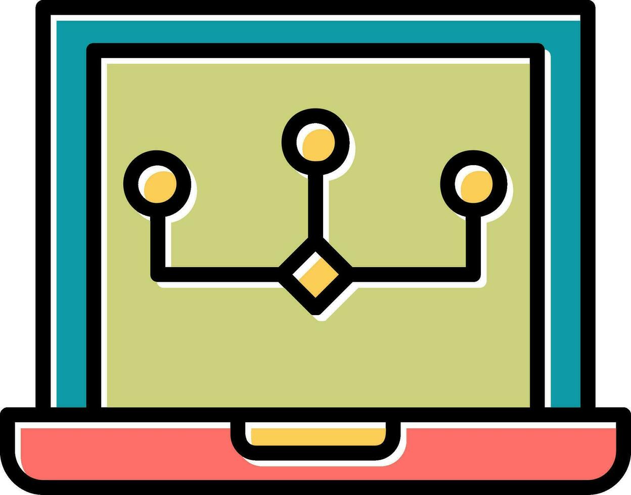 Data Modeling Vector Icon