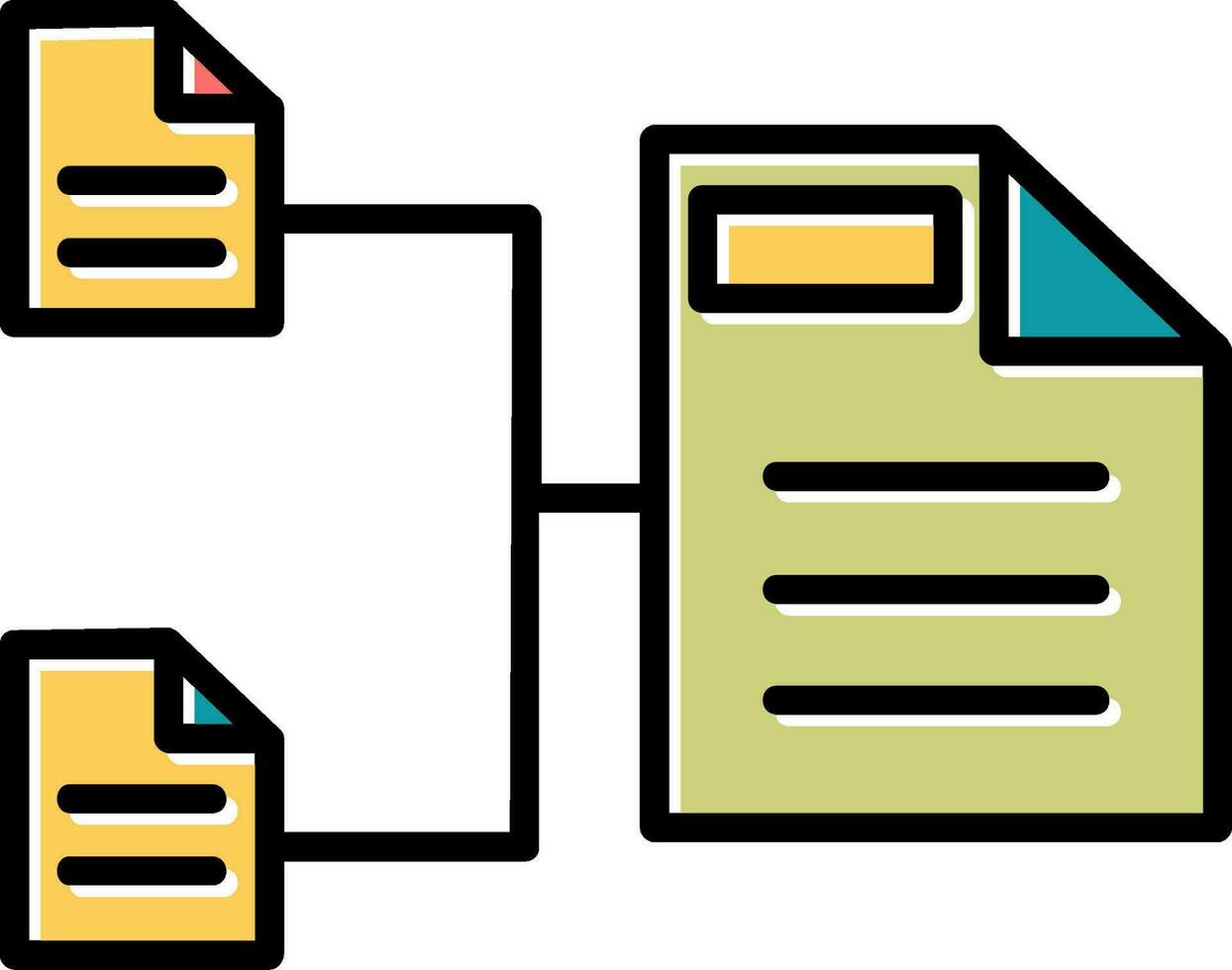 datos modelo vector icono