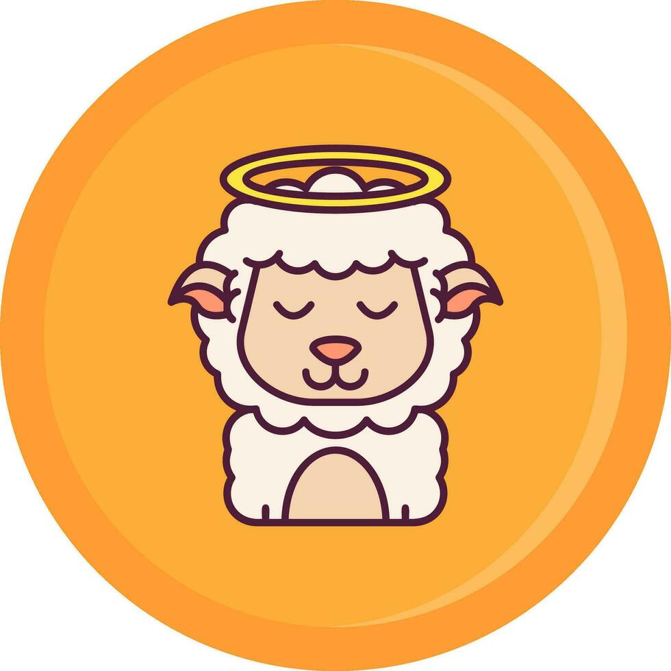Angel Line Filled Icon vector