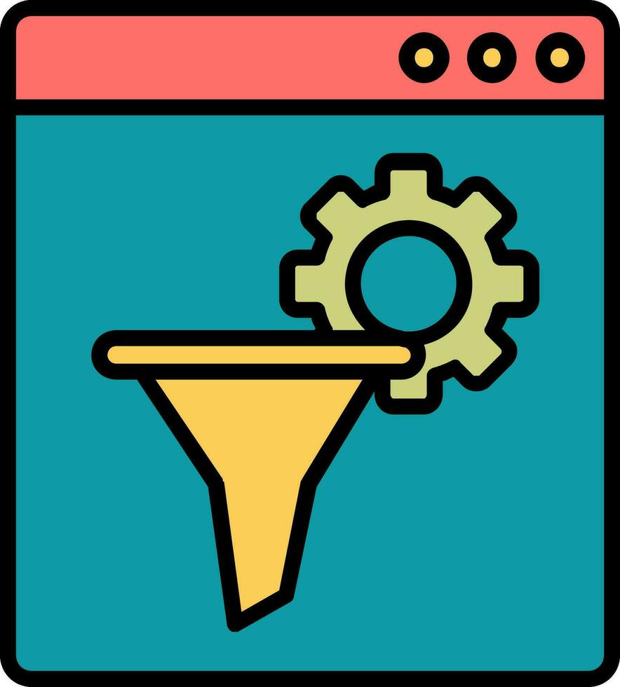 Web Maintenance Vector Icon