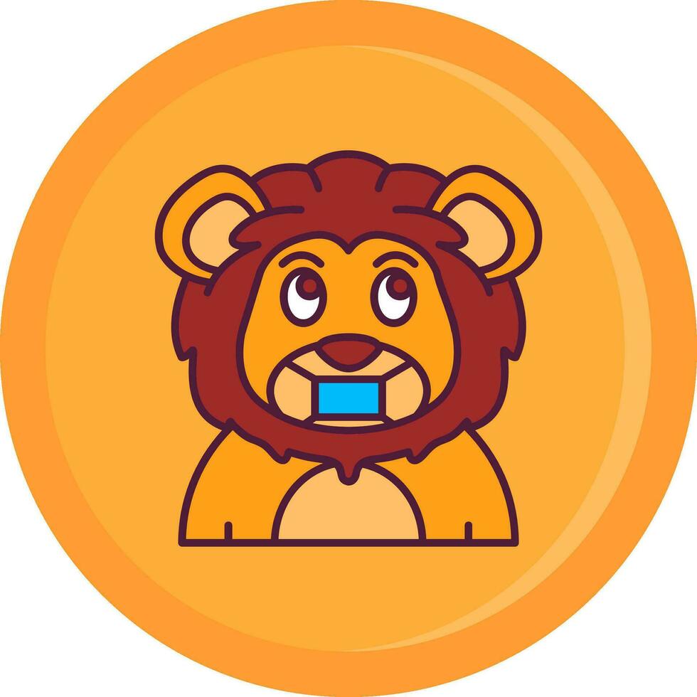 Face mask Line Filled Icon vector