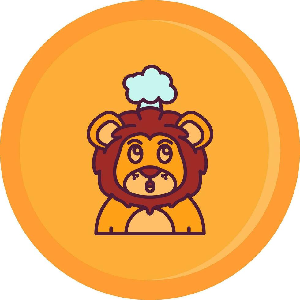 Exploding Line Filled Icon vector